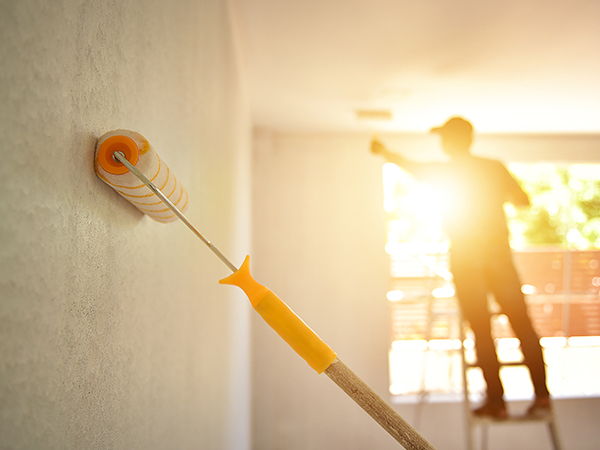 Contractors painting